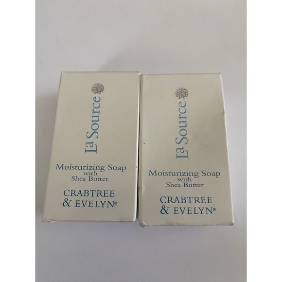 Crabtree Evelyn La Source Moisturizing Soap Bar Shea Butter Hotel Travel Size 2 - Picture 1 of 6